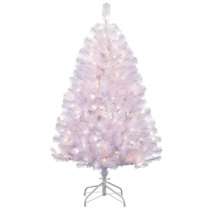 4.5 ft. Pre-Lit Incandescent White Northern Fir Artificial Christmas Tree with 250 UL-Listed Clear Lights