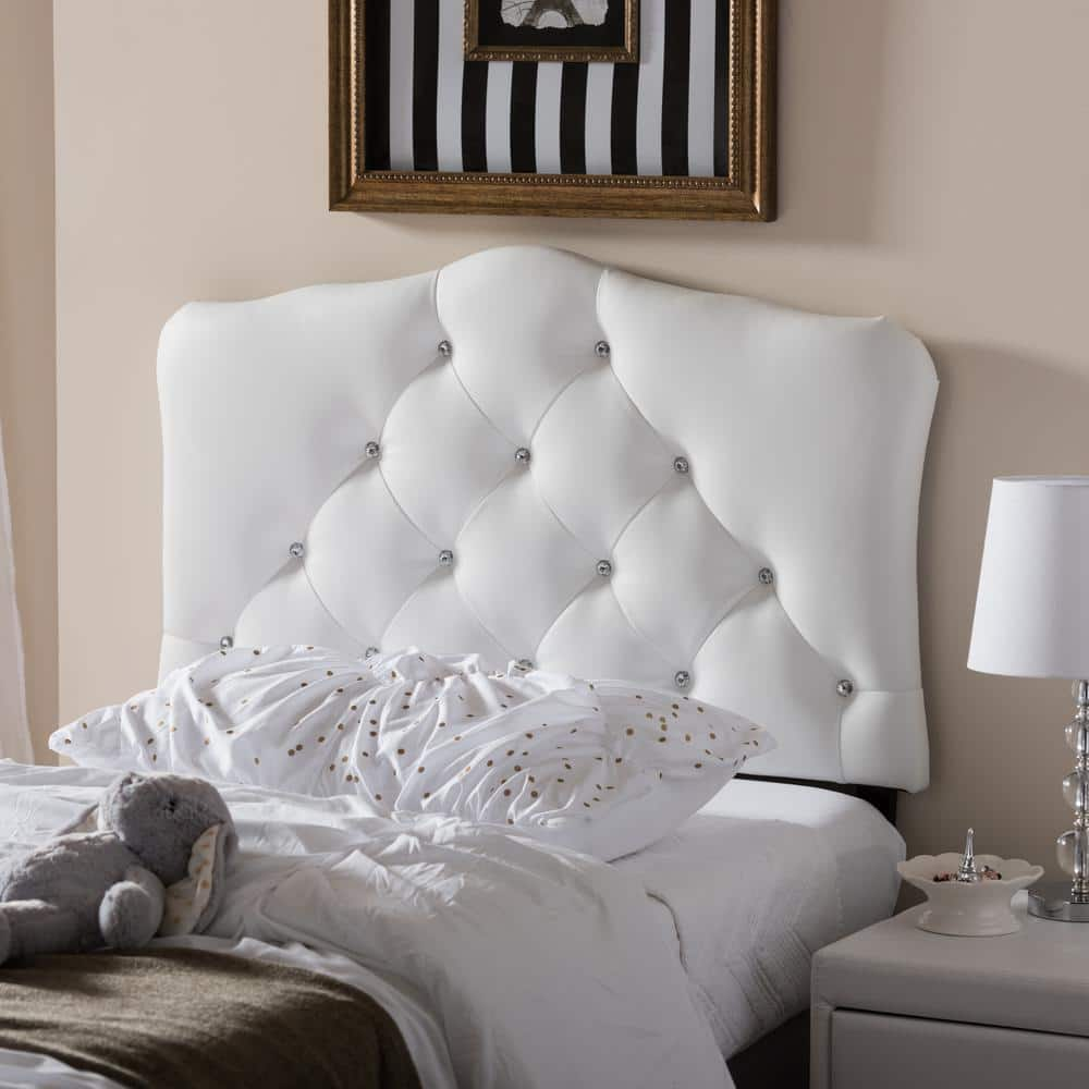 Baxton Studio Rita White Twin Headboard 28862 6965 HD The