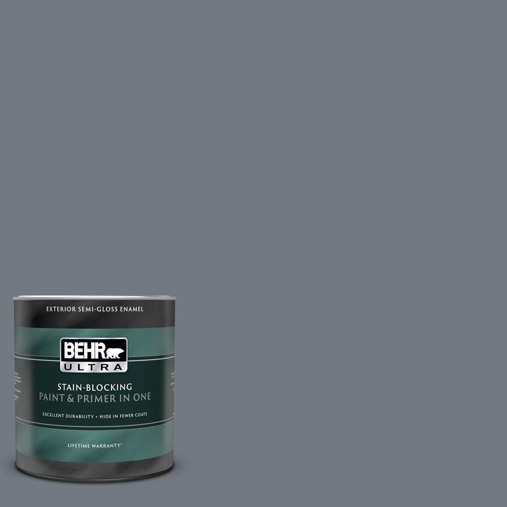 BEHR ULTRA 1 qt. N5105 Liquid Mercury color SemiGloss BEHR ULTRA 1 qt. N5105 Liquid Mercury color SemiGloss