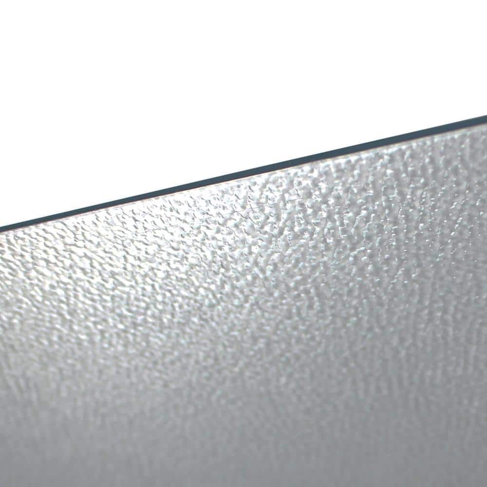 Clear Enhanced Polymer Rectangular Chair Mat for Hard Floors