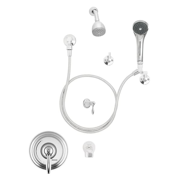 Speakman SentinelPro Single-Handle 1-Spray Round Shower Faucet in Polished Chrome (Valve Included)