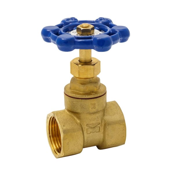 Everbilt 3/4 in. x 3/4 in. Brass FPT Compact-Pattern Threaded Gate Valve