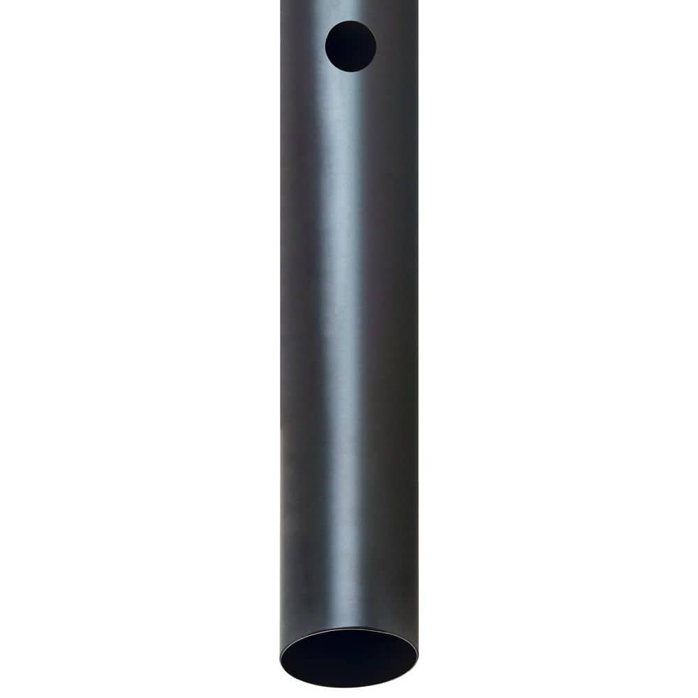 80-Inch Bronze Powder Coated Outdoor Lamp Post with Cross Arm