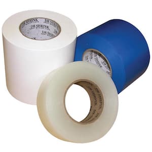 Blue Heat Shrink Tape Pinked - 4 in. x 180 ft.