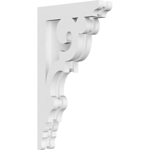 Ekena Millwork 1-7/8 in. x 14 in. x 8 in. PVC Preston Corbel