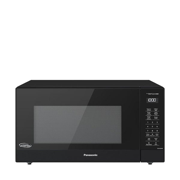 1.6 cu. ft. 1250-Watts Countertop Microwave in Black with Inverter Technology