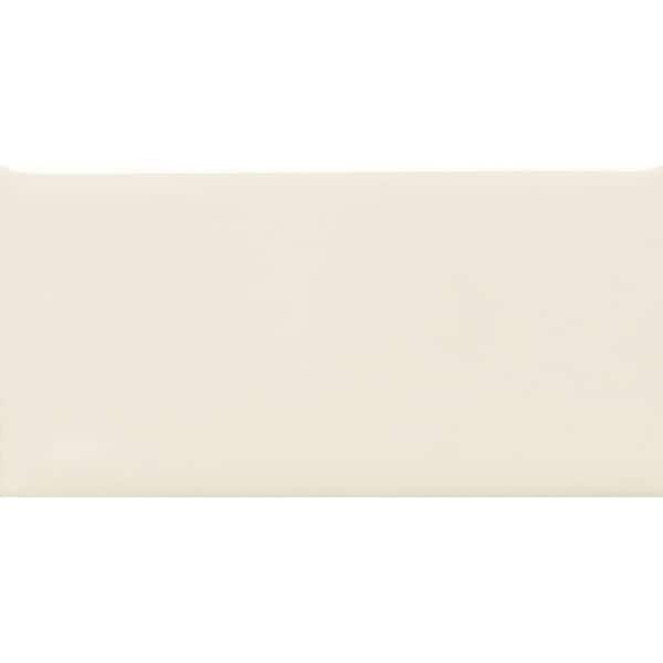 Daltile Rittenhouse Square Matte Biscuit 3 in. x 6 in. Ceramic Sample Tile