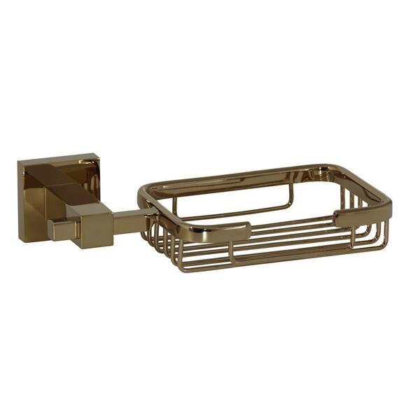 Barclay Products Jordyn Wall-Mounted Soap Dish in Polished Brass