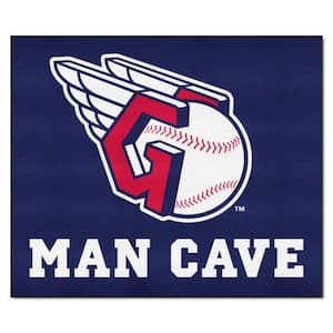 MLB - Cleveland Guardians Man Cave Tailgater 5 ft. x 6 ft. Indoor Area Rug