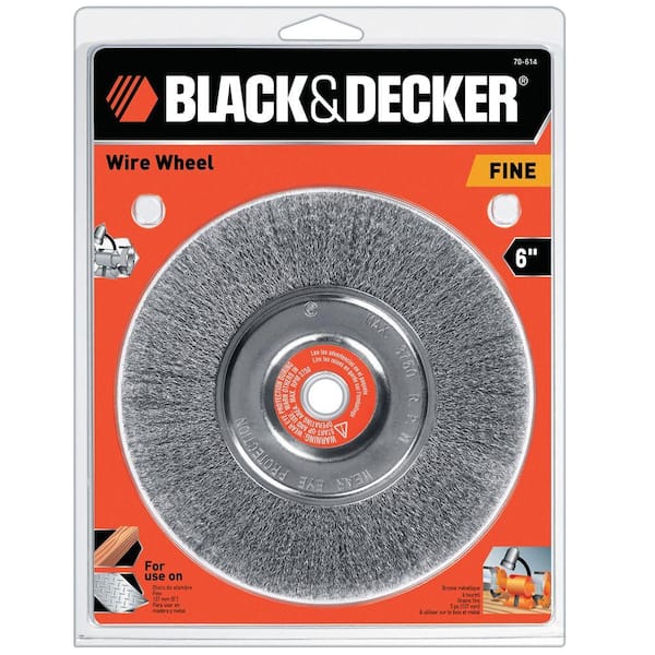 BLACK+DECKER 6 in. Wire Wheel