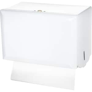 Commercial Metal Paper Towel Dispenser in White (6-Pack)