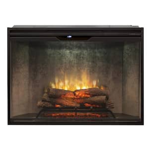 Revillusion 42 in. Built-In Electric Fireplace Insert with Front Glass and Plug Kit