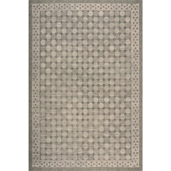 Saralie Traditional Geometric Indoor Washable Area Green 7 ft. x 9 ft. Indoor Area Rug