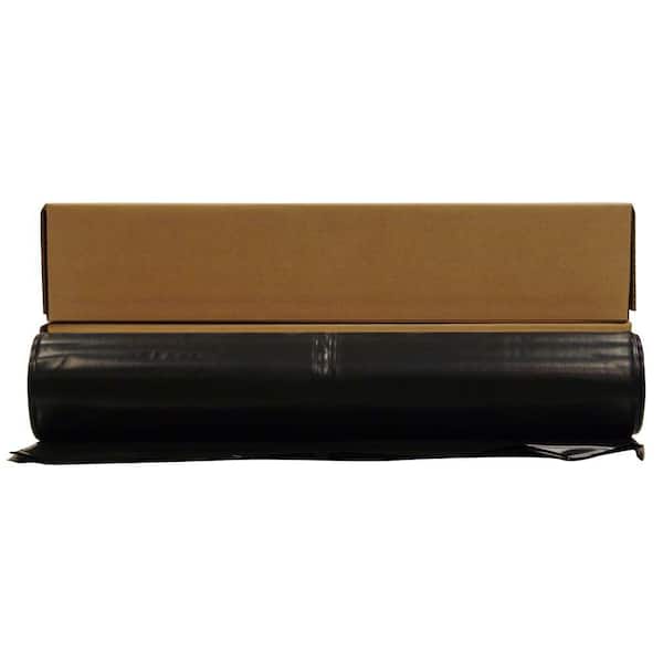Husky 6 ft. x 100 ft. Black 6 mil. Plastic Sheeting