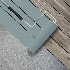 1 gal. #PFC-51 Nautical Blue Textured Low-Lustre Enamel Interior/Exterior Porch and Patio Anti-Slip Floor Paint