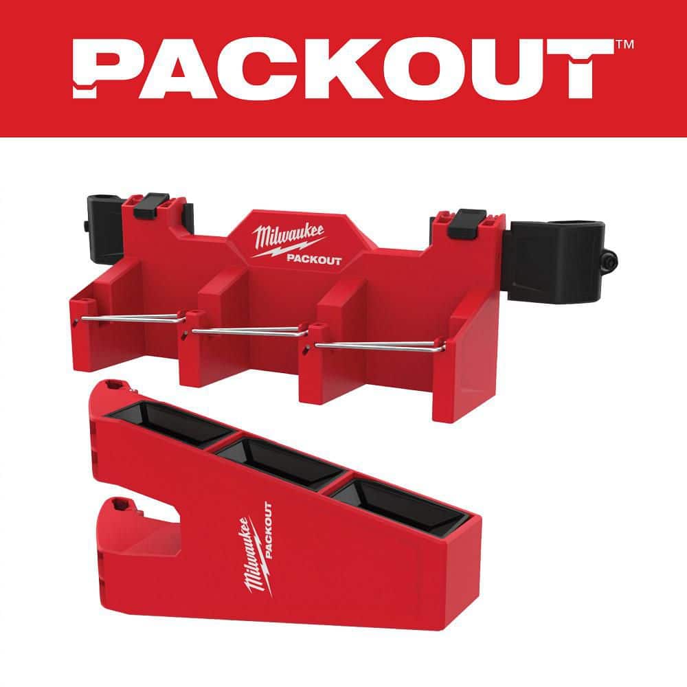 Milwaukee PACKOUT Long Tool Holder Tool Box Rack Attachment 48-22-8607