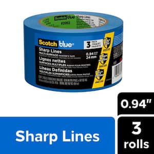 ScotchBlue 0.94 in. x 60 yds. Sharp Lines Painter's Tape (3-Pack)