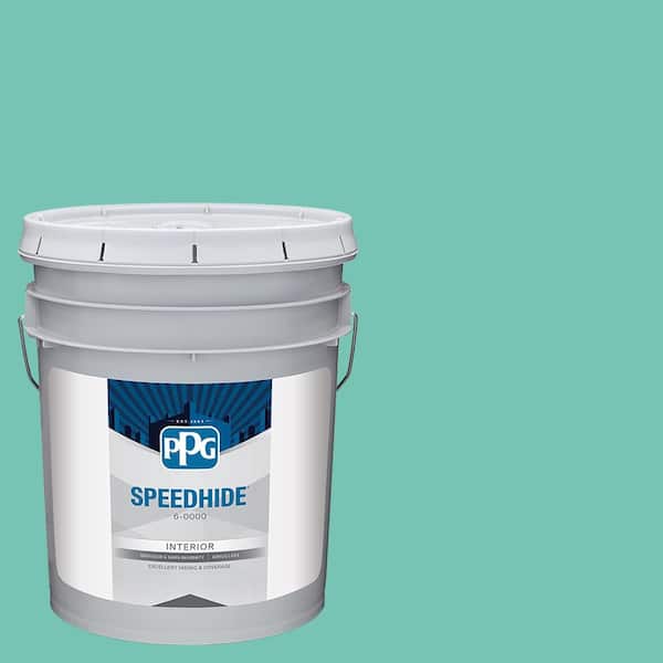 5 gal. PPG1230-4 Pale Jade Semi-Gloss Interior Paint