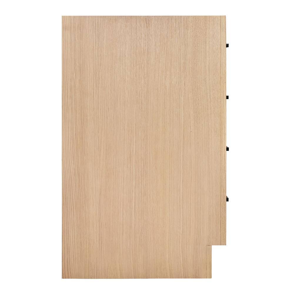 Hepburn 72" Light Brown Oak Double Freestanding Vanity Base