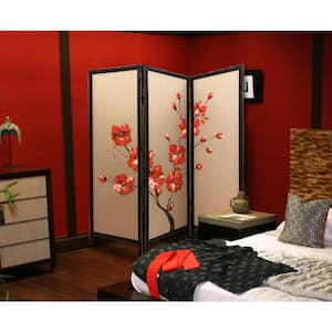 SG-321 Blooming Screen 3-Panel Room Divider
