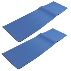 Hydro Tools 9 in. x 36 in. Vinyl Rectangular Standard Bead Above Ground Swimming Pool Ladder Mat (2-Pack)