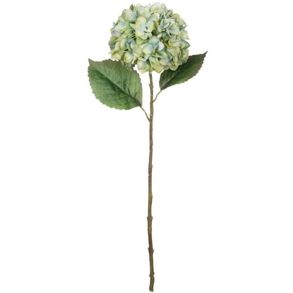 SULLIVANS 27 in. Artificial Green Hydrangea Stem