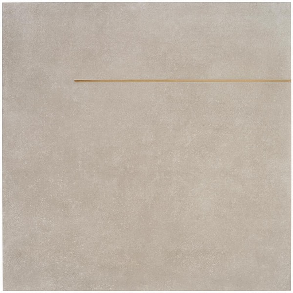 Stria Bar Greige 23.62 in. x 23.62 in. Matte Porcelain Floor and Wall Tile (11.62 sq. ft. / Case)