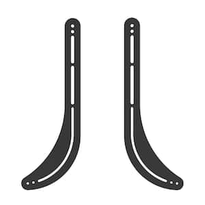 Universal TV Adjustable Durable Soundbar Mount for Mounting Above or Below TV up to 33 lbs., TV Bracket in Matte Black