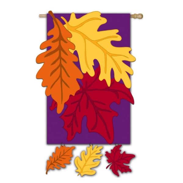 Evergreen 2 ft. x 4 ft. App Reg Colors of Autumn Flag