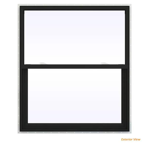 JELD-WEN 42 in. x 42 in. V-2500 Series Bronze FiniShield Vinyl