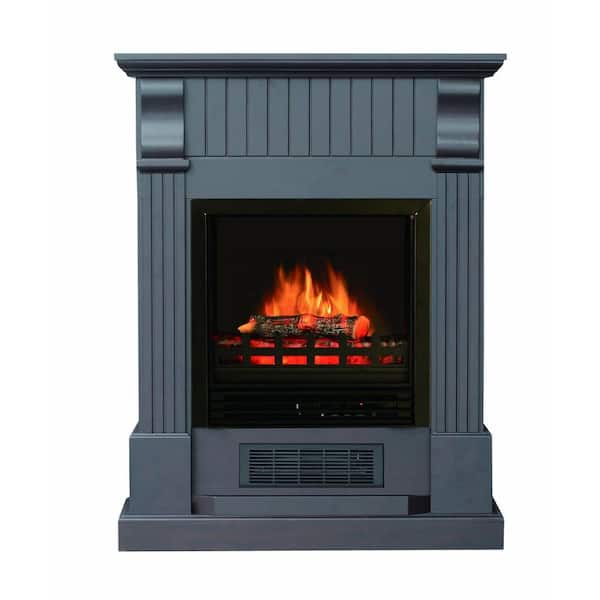 Stay-Warm 28 in. Electric Fireplace in Chocolate