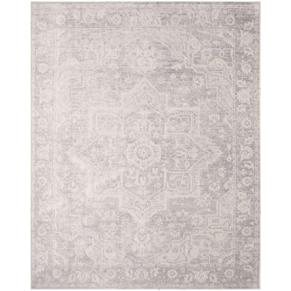 Astra Machine Washable Grey 8 ft. x 10 ft. Distressed Traditional Area Rug price history on PriceWatchPro