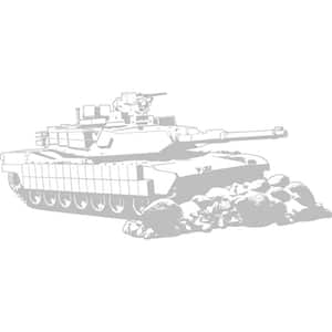 21.5 in. x 48.5 in. Tank Sudden Shadow Wall Decal