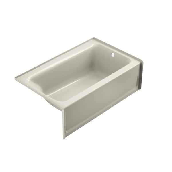 JACUZZI PROJECTA 60 in. x 36 in. Acrylic Right Drain Rectangular Alcove Bathtub in Oyster