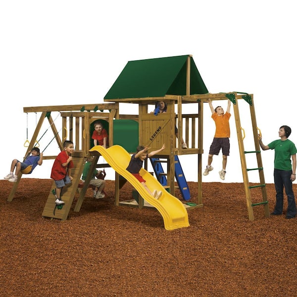 PlayStar Legend Silver Ready to Assemble Swing Set