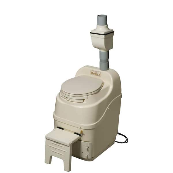 Sun-Mar Mobile Electric Waterless Self Contained Composting Toilet for Mobile Applications in Bone