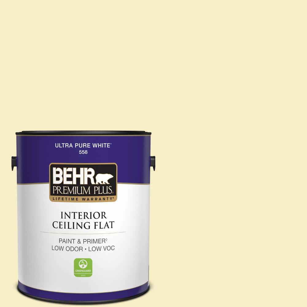 BEHR PREMIUM PLUS 1 gal. 390C2 Garlic Clove Ceiling Flat Interior Paint 55801 The Home Depot
