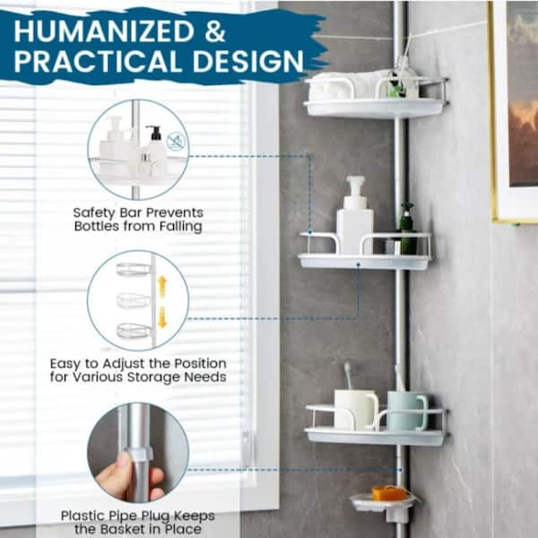 iDesign Forma Shower Caddy, Satin