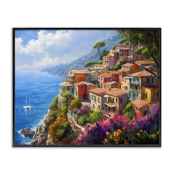 Stupell Industries Coastal Seaside Village View by Franklyn
