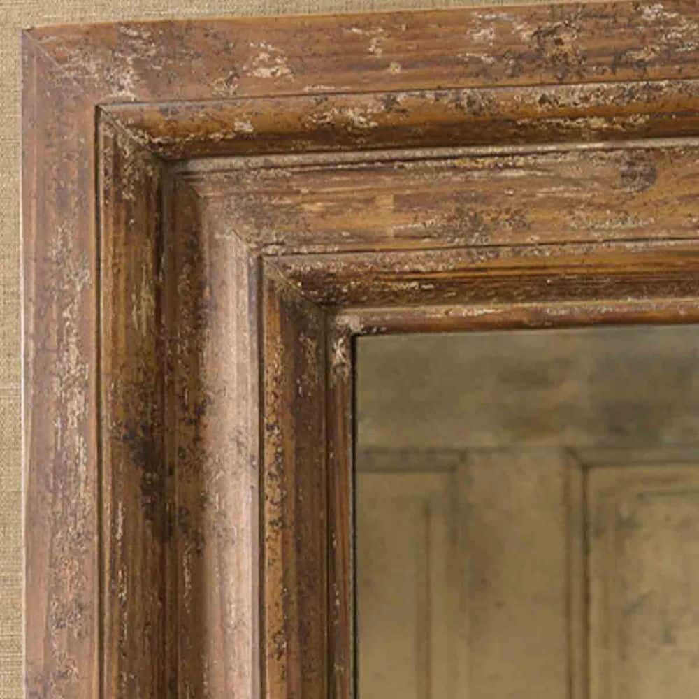 Jonesville Traditional Fir Wood Framed Rectangular Mirror