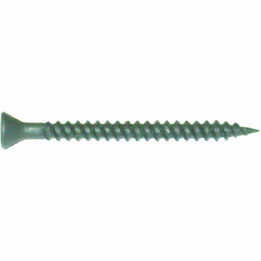 Everbilt 6 x 21/4 in. Fine PhosphatePlated Steel FlatHead Square SharpPoint Screws 1 lb