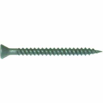#6 x 2-1/4 in. Fine Phosphate-Plated Steel Flat-Head Square Sharp-Point Screws 1 lb. (186-Pack)