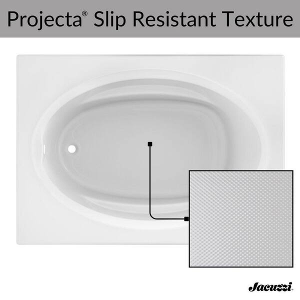 PROJECTA 60 in. x 42 in. Acrylic Left Drain Rectangular Apron Front Bathtub in White PROJECTA 60 in. x 42 in. Acrylic Left Drain Rectangular Apron Front Bathtub in White