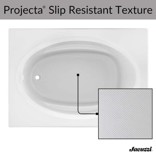 PROJECTA 60 in. x 42 in. Acrylic Right Drain Rectangular Apron Front Soaking Bathtub in White PROJECTA 60 in. x 42 in. Acrylic Right Drain Rectangular Apron Front Soaking Bathtub in White