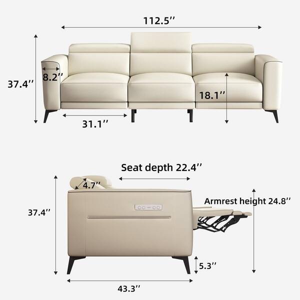 THE RIGHT PATH 112.5 in. Wide 43.3 in. Deep Dual Motor THE RIGHT PATH 112.5 in. Wide 43.3 in. Deep Dual Motor
