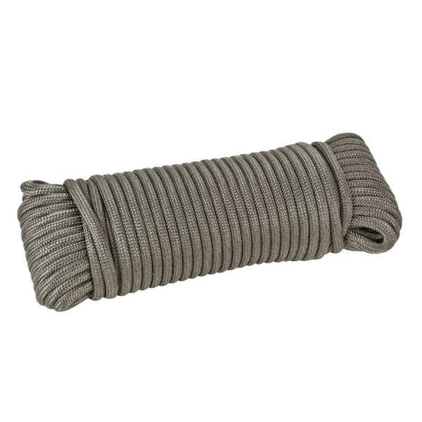 Crown Bolt 1/8 in. x 50 ft. Gray Premium 550 Paracord 52652 - The