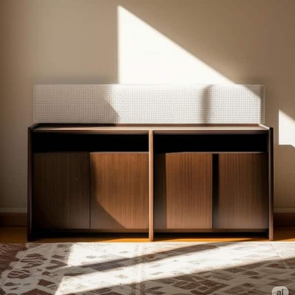 Uson Coffee Bamboo 18 in. Sideboard