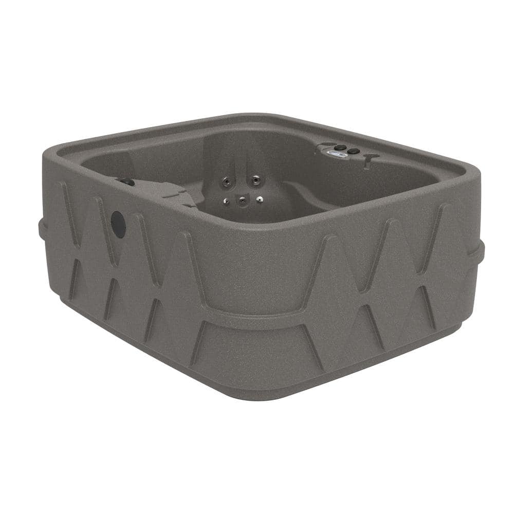 Keystone Gray 4-Person 20-Jet Plug & Play Hot Tub