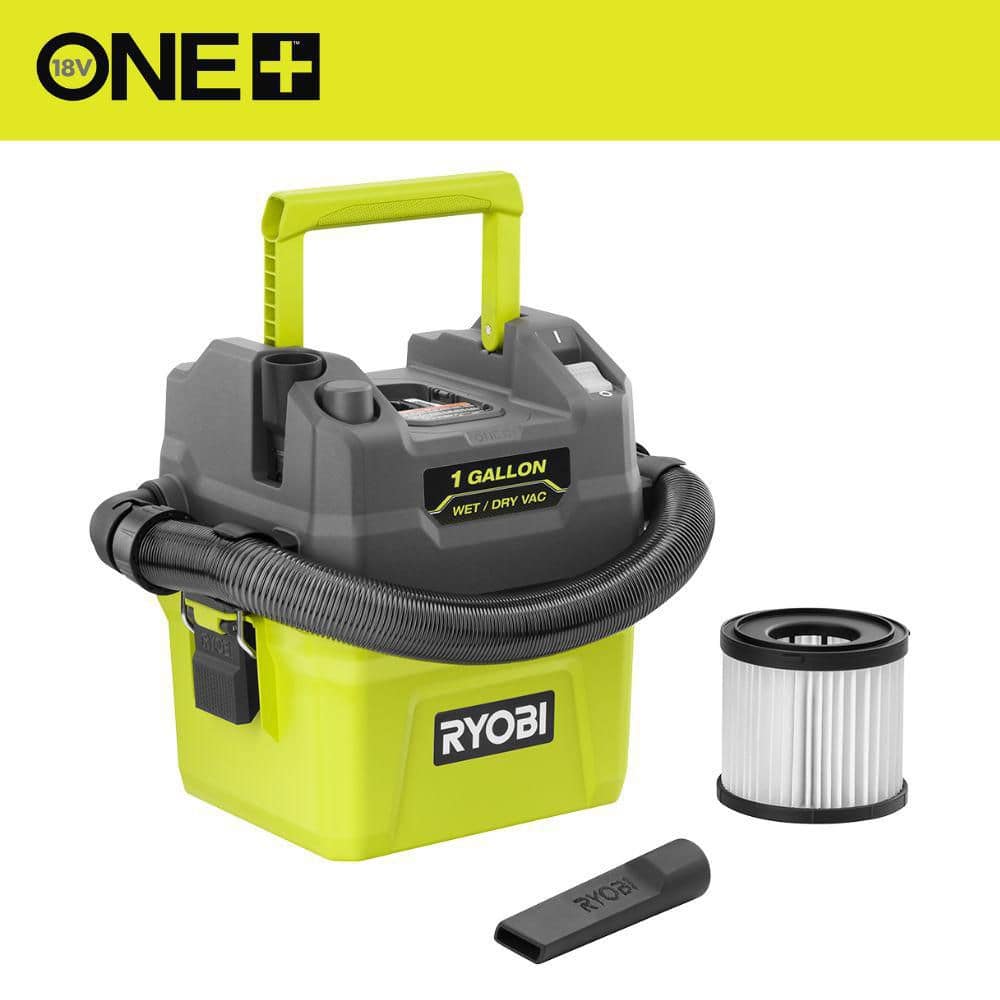 RYOBI ONE+ 18V Cordless 1 Gal. Wet/Dry Vacuum (Tool Only) PCL733B