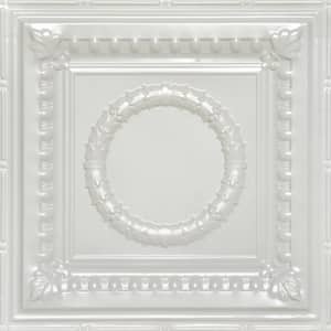 Victory Eggshell White 2 ft. x 2 ft. Decorative Nail Up Tin Ceiling Tile (48 sq. ft./Case)